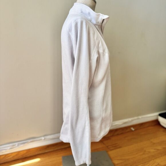 The North Face Women's 1/4 Zip Fleece Pullover Layering Outdoor White Size M GUC - Picture 4 of 16